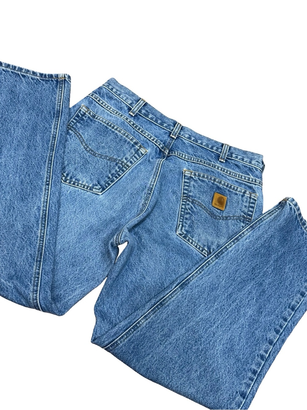 🔥 Carhartt B17-DST Relaxed Fit Tapered Leg Jeans Men's 34x30 Darkstone Workwear